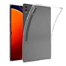 Zcooooool-fodral för Samsung Galaxy Tab S9+ (Tab S9 Plus) & Galaxy Tab S9 FE+ (2023 släppt) Omslag Förstärkta hörn Tab S9 FE+ fodral/Tab S9+ skal