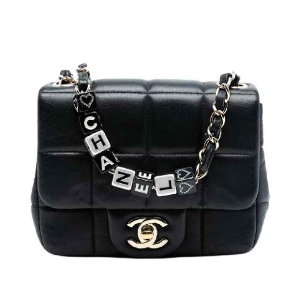 Chanel Vintage Pre-owned Quilted Crossbody Bag - Vintage - Dame - Sort - ONE SIZE - Uld