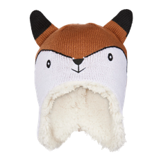 Sherpa Animal Hat JR Latte Fox (3-9m) - Orange (3-9m)