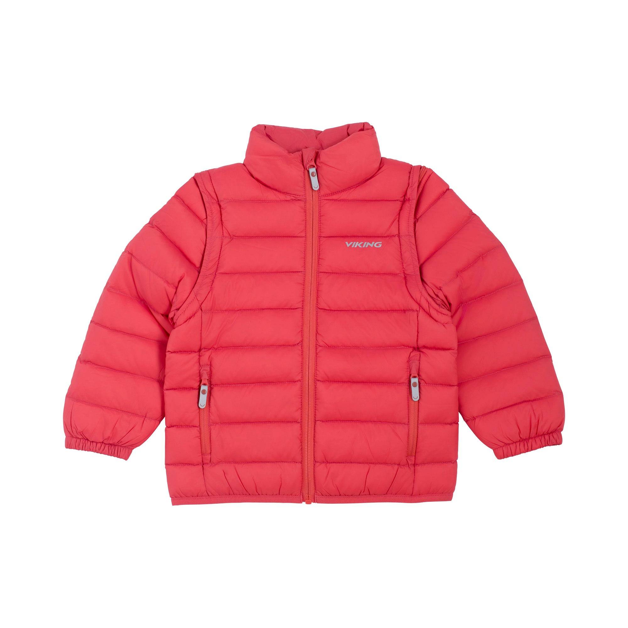 Viking Aery Light Down Jacket Dunjakke Børn - Coral - Coral / 116