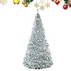 Foldable Christmas Tree, Holiday Tree, Space-Saving Christmas Tree, Portable Christmas Trees, Pencil Christmas Tree, Folding Artificial Pre Christmas Tree for Home, Dorm, School