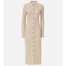 Proenza Schouler White Label Phillips cotton-blend midi dress - beige - M