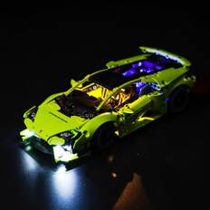 Licht-Kit für Lego 42161 Lamborghini Huracán Tecnica (Kein Lego-Modell), Led Beleuchtungs Set Kompatibel mit Lego Lamborghini Huracán Tecnica Kreative Spielzeug für Erwachsene und Kinder