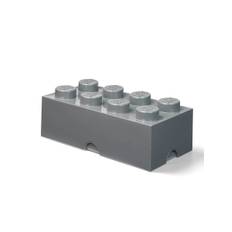 LEGO kasse 2x4, dark stone grey fra Room Copenhagen
