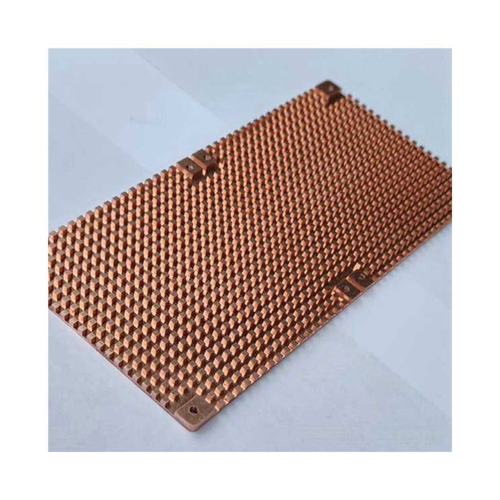 2X RTX 3060 3080 3090 Bakplan Pure Copper Kylfläns Grafikkort Minne Extra Kylare 90X180MM(3Mm)