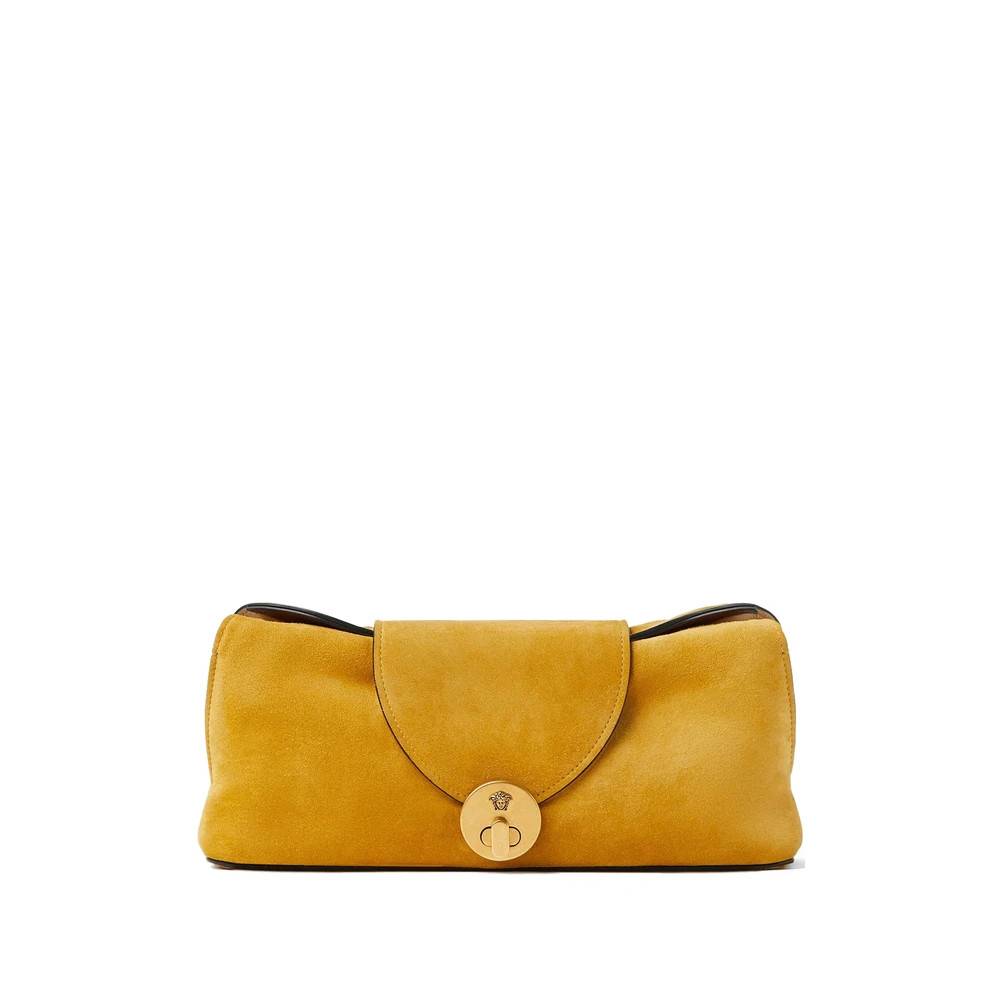 Versace Vivian Clutch - Tasker - Dame - Gul - ONE SIZE - Læder