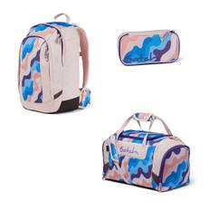 Satch Air Skolväska 26L Candy Clouds 3 delar - Pink (26L)