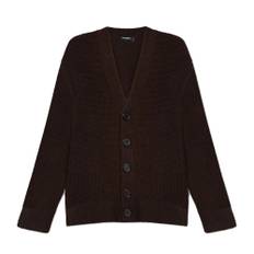 Dsquared2, Stickade tröjor & koftor, Dam, S, Ullkofta - brown (S)