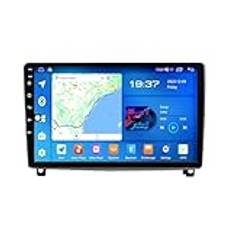 Android 11 Double Din Stereo Car Multimedia Radio För Peugeot 407 2004-2011 9 Inch Double Din Car Stereo Huvudenhet Stöd 4G WIFI Bluetooth Rattkontroller Carplay(A500S 4G+WIFI 8-Core 4G 64G)