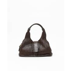 Bottega Veneta Intrecciato Hobo Bag - Brown (16x33x17 cm)