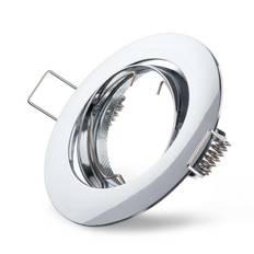 DL68CH Downlight front rund chrom