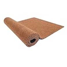 Carpido dörrmatta kokos 130 x 100 cm skärbeständig – 24 mm kokosmatta natur, antibakteriell och extremt slitstark – dörrmatta dörrmatta smutssamlande matta