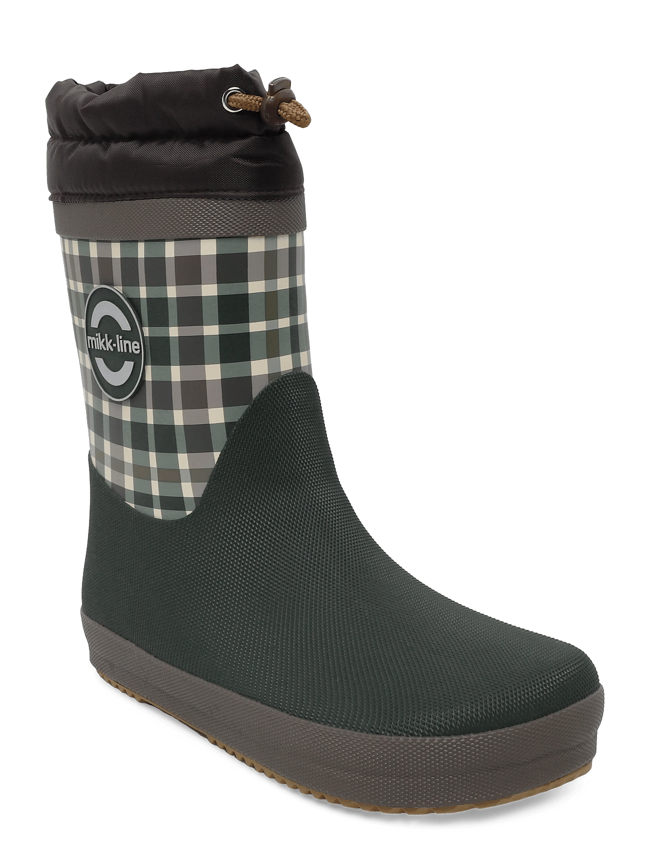 mikk-line Wellies Winter Merged - Barefoot - Khaki green - 19