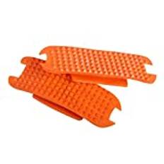 QHP Stegstrykjärn Träning Stångstrykjärn Inlägg Färg för stigbygel (12 cm, orange)