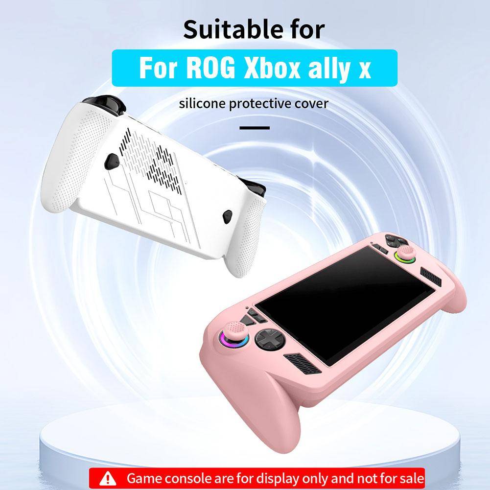 For ROG For Xbox Ally X Handheld Silicone Protective Case Non-slip And Anti-fall Protective Cover Soft Durable Easy To Install