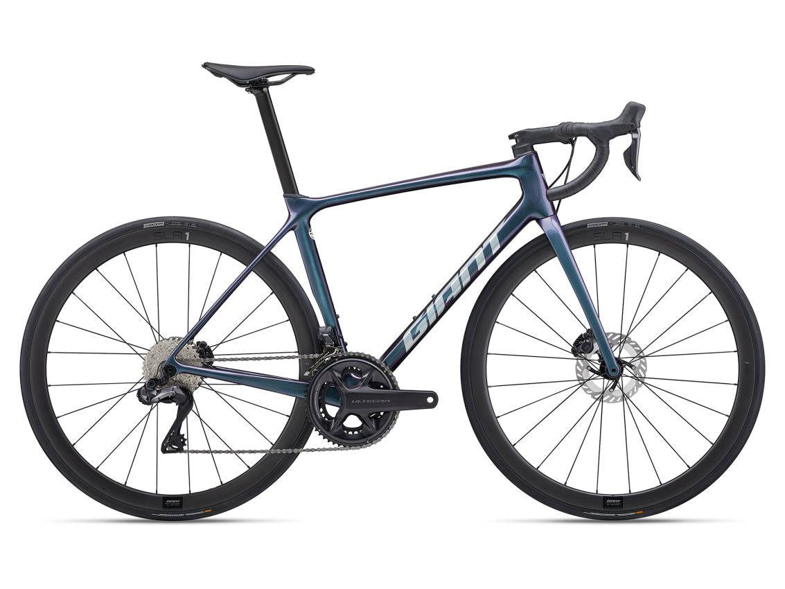 Giant TCR Advanced Pro Disc 0 2024 - Shimano Ultegra Di2 2x12sp Power Meter - Giant SLR 1 36 Carbon - 039 / xs / blue dragonfly (xs)
