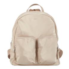 Ulrika Design Nylon Packet Ryggsäck Beige