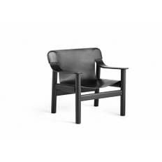 HAY - Bernard Lounge Chair - Lænestol - Deep Black Oak / Black - W77 X D62 X H73