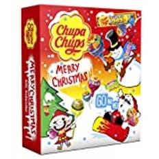 Chupa Chups XXL Adventskalender 2024, 24 Türchen mit einem Mix aus verschiedenen Lutscher- & Kaugummi-Sorten, Süßigkeiten Weihnachtskalender, 1x872g