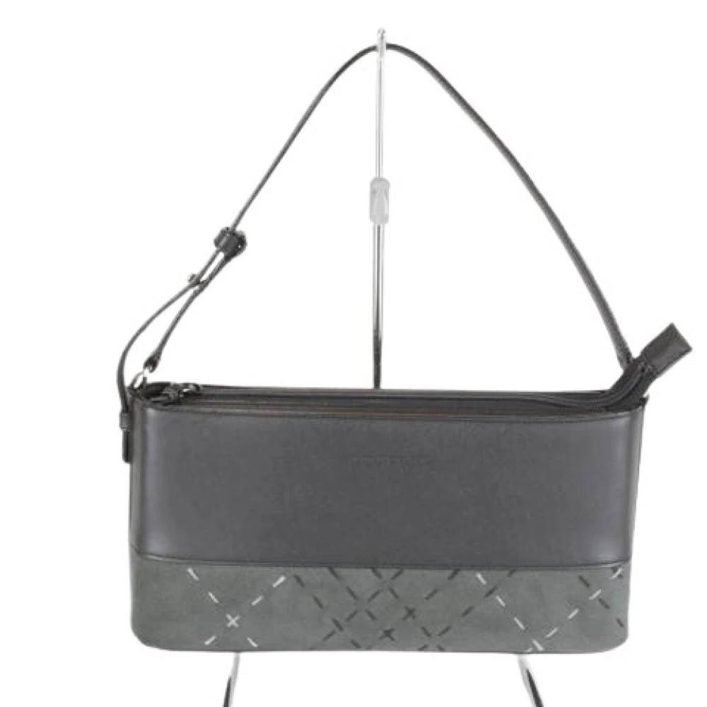 Burberry Vintage Pre-owned Vintage Skuldertaske - Vintage - Dame - Sort - ONE SIZE - Uld