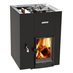 Vedeldat Bastuaggregat Harvia Linear 22 GreenFlame LS med Vattentank Svart