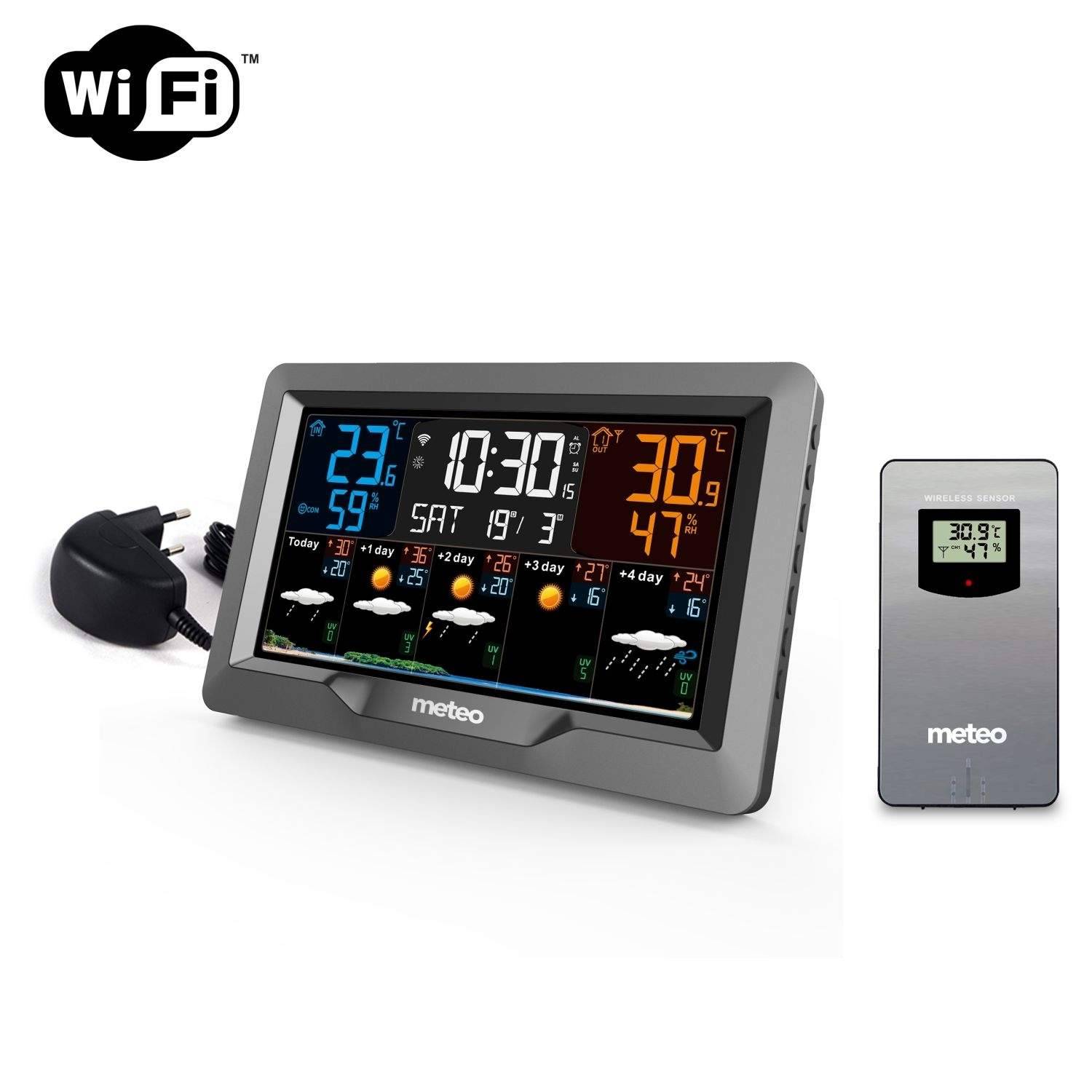 WiFi Väderstation med Temp, Fukt & Alarm