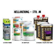 Solid pakke EXTRA hellakering - str. M