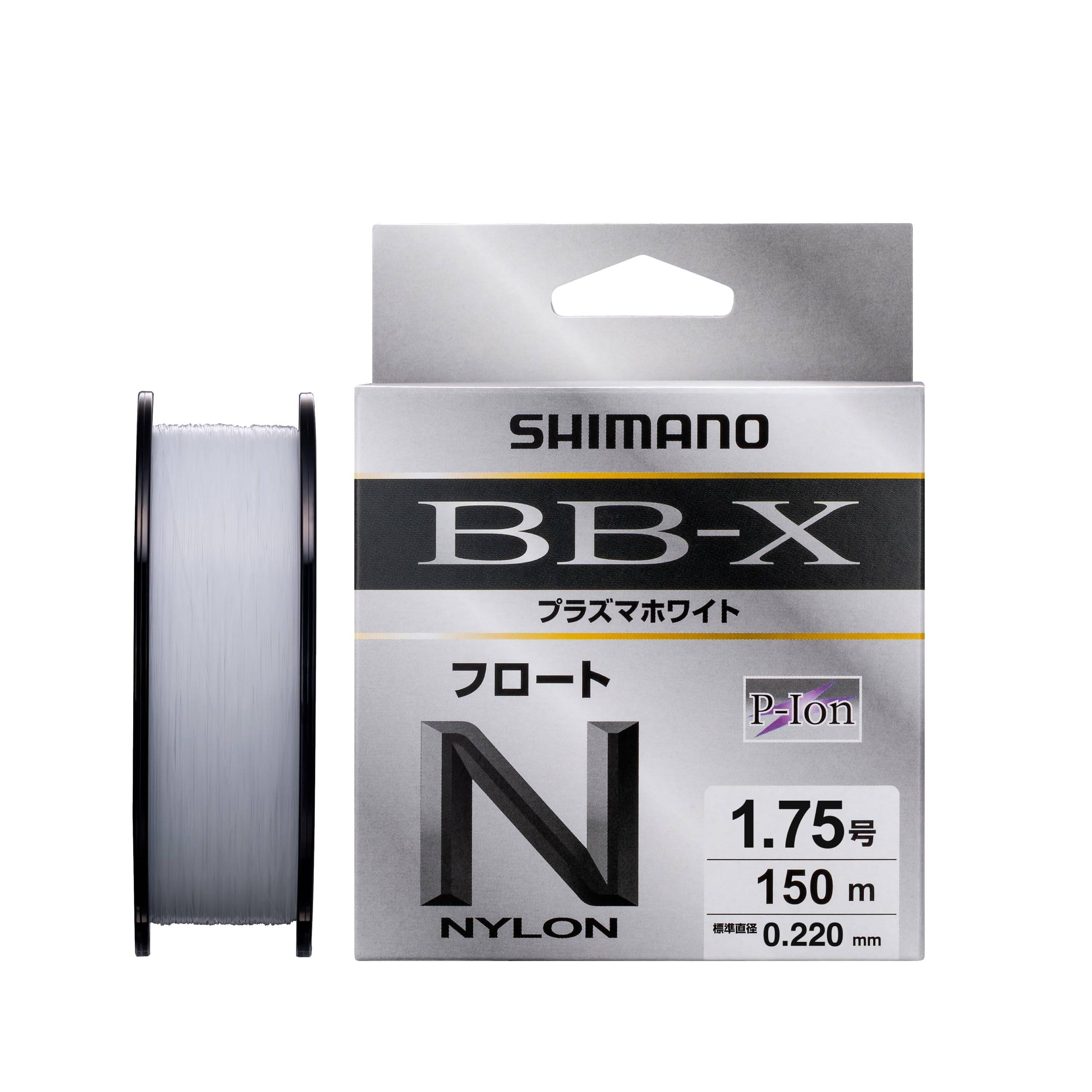 Shimano Plasma White Float Nylon Fishing Size White BB-X Line, 150m, LA-C54Y, 1.75, vit