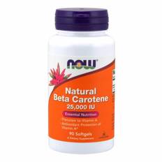 Now Foods, Natural Beta Carotene, 25000 IU, 90 Sofgels