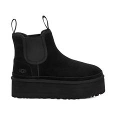 UGG, Sko, Dame, Sort, 39 EU, Suede, Neumel Platform Chelsea Støvler