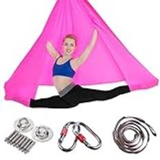 Aerial Yoga Hammock, Yoga Towels, Yoga Hammock Swing, 5M Yoga Hammock, Hanging Towel Trapeze,Pilates Aerial Dance Equipment, for Yoga Training Yoga for Sport,07,5 * 2.8m