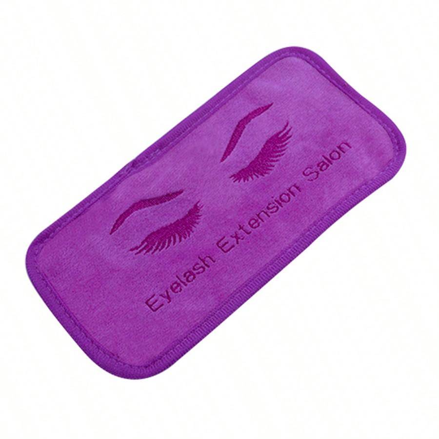 1pc Professional Eyelash Extension Forhead Soft Towel Sticker Stand Grafted Eyelash Pads Tray Pallet Lash Holder Beauty Salon Accessories Tool