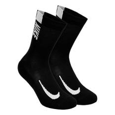 Multiplier Crew Sportsocken 2er Pack - Schwarz, Weiß