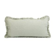 Mille Notti Laura Stripe Kuddfodral 50x50 Grön (50x50)
