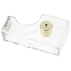 HONMEET 1pc Desktop Tape Dispenser Icke-skid Base Acrylic Tape Cutter Tape Seat
