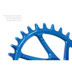 DM MTB Chainring for Cannondale Oval - Blue (26)