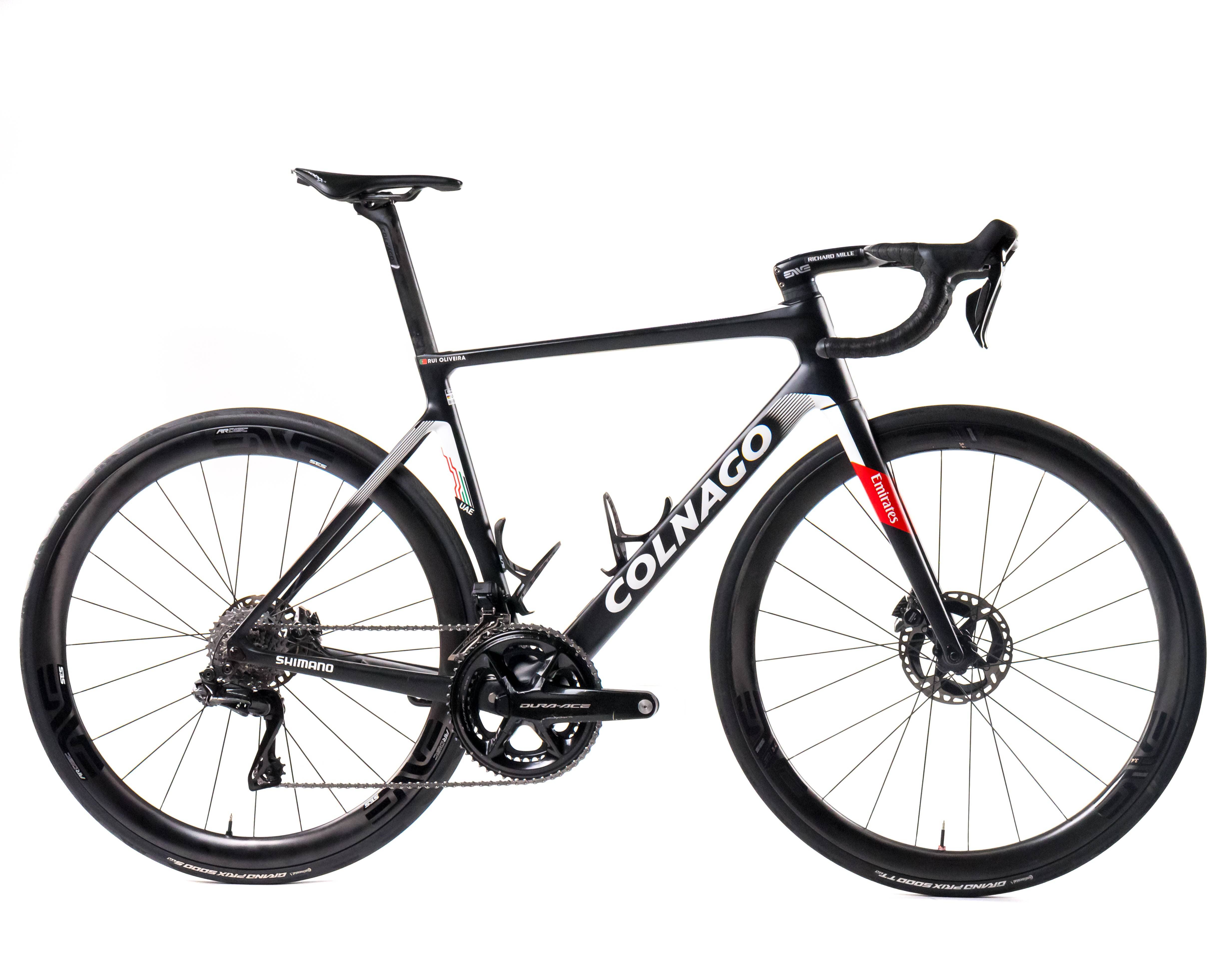 Colnago V4Rs 2024 Team UAE Team Emirates Rui Oliveira size 510 Shimano Dura-Ace R9270 Di2 2x12sp - Bikeroom / 510 / uae team (510)