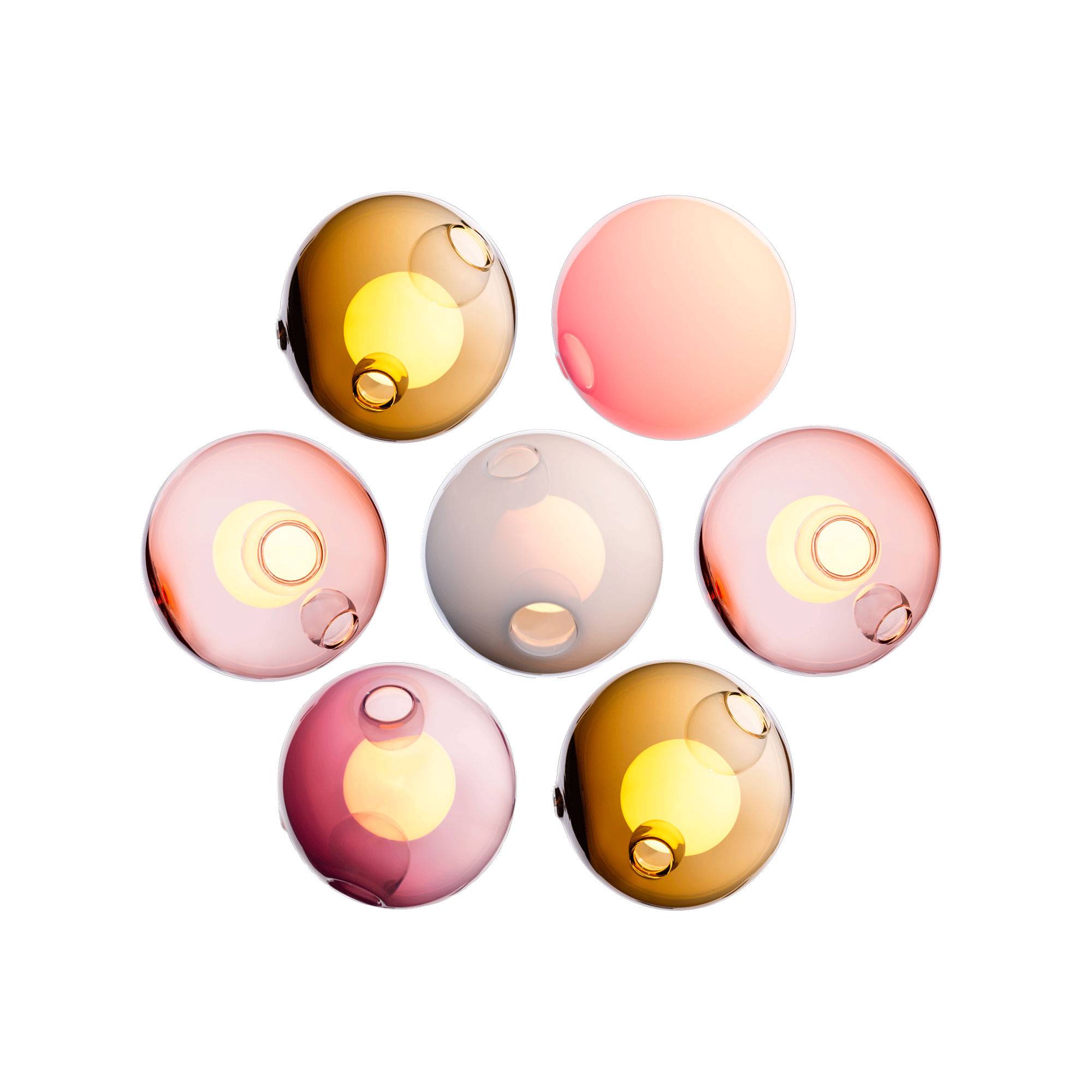 Bocci - 28.7 Cluster, Multi - 11 - Klyngependler - Omer Arbel - Flerfarvet
