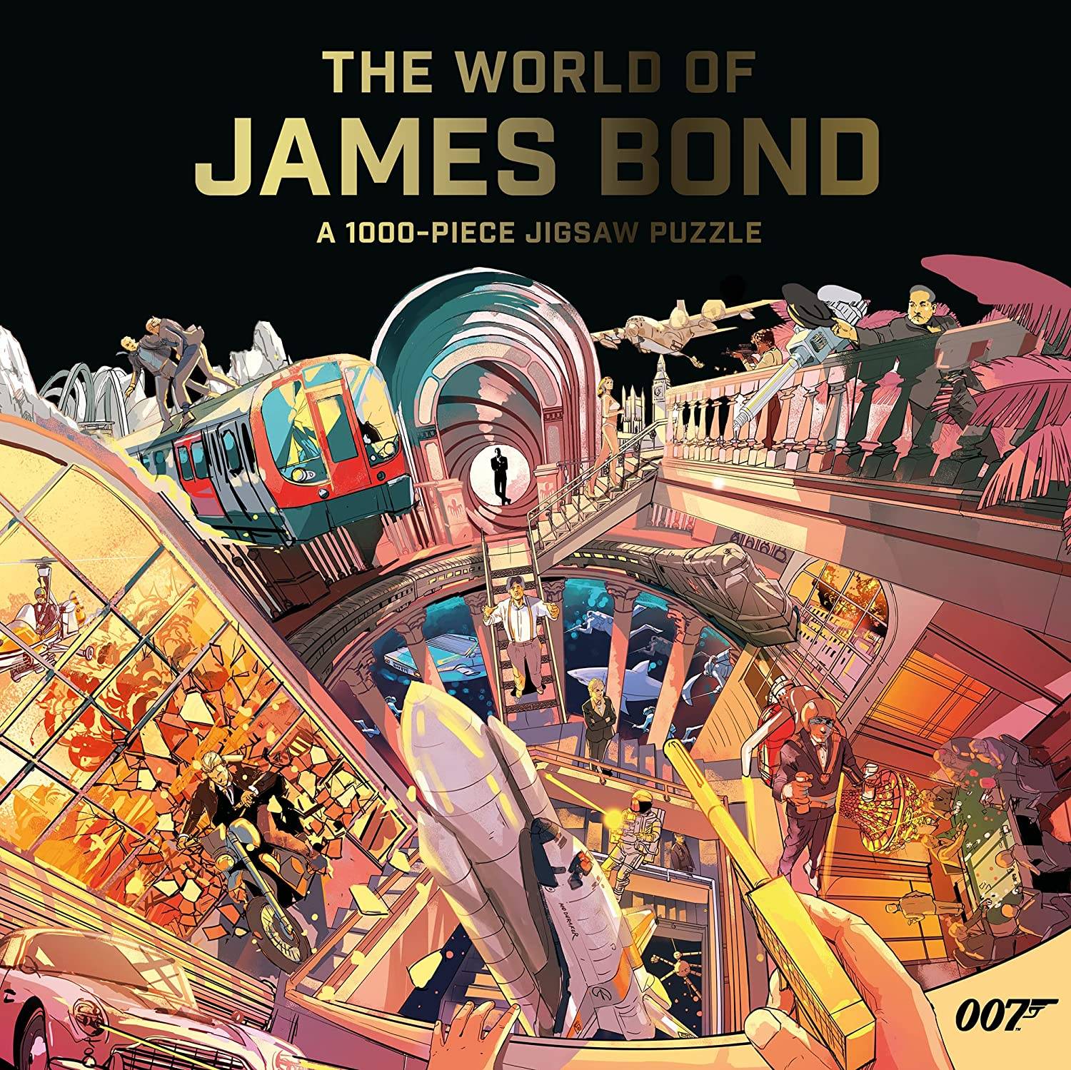 The World of James Bond: A 1000-piece Jigsaw Puzzle
