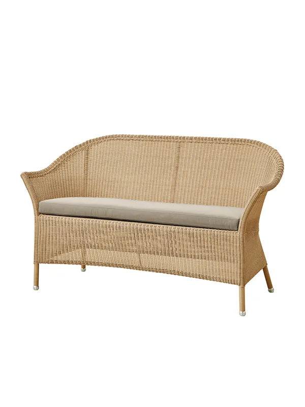 Lansing Sofa fra Cane-line Natur / Taupe sædehynde - Jacobsen Plus