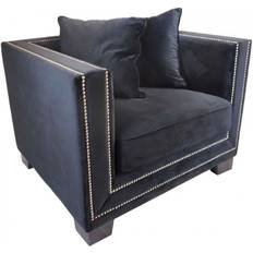 Nordic Furniture Group - Cloude Fåtölj Svart Sammet - Svart sammet (black satin)