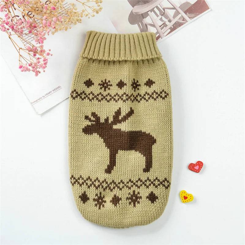 Warm Knit Dog & Cat Sweater - 4 / 12-suit 3-4.5kg / China Mainland (12-suit 3-4.5kg)