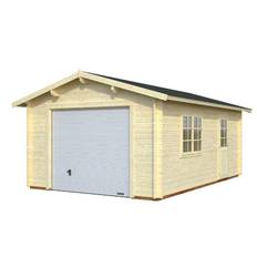 Garage 23,9 m2 med sektionsdörr