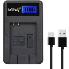 Aopuly nb6l nb -6lh nb -6l usb batterier laddare för canon sx520 hs sx530 sx600 sx610 sx700 sx710 ixus 85 95 200 210 105 kameror