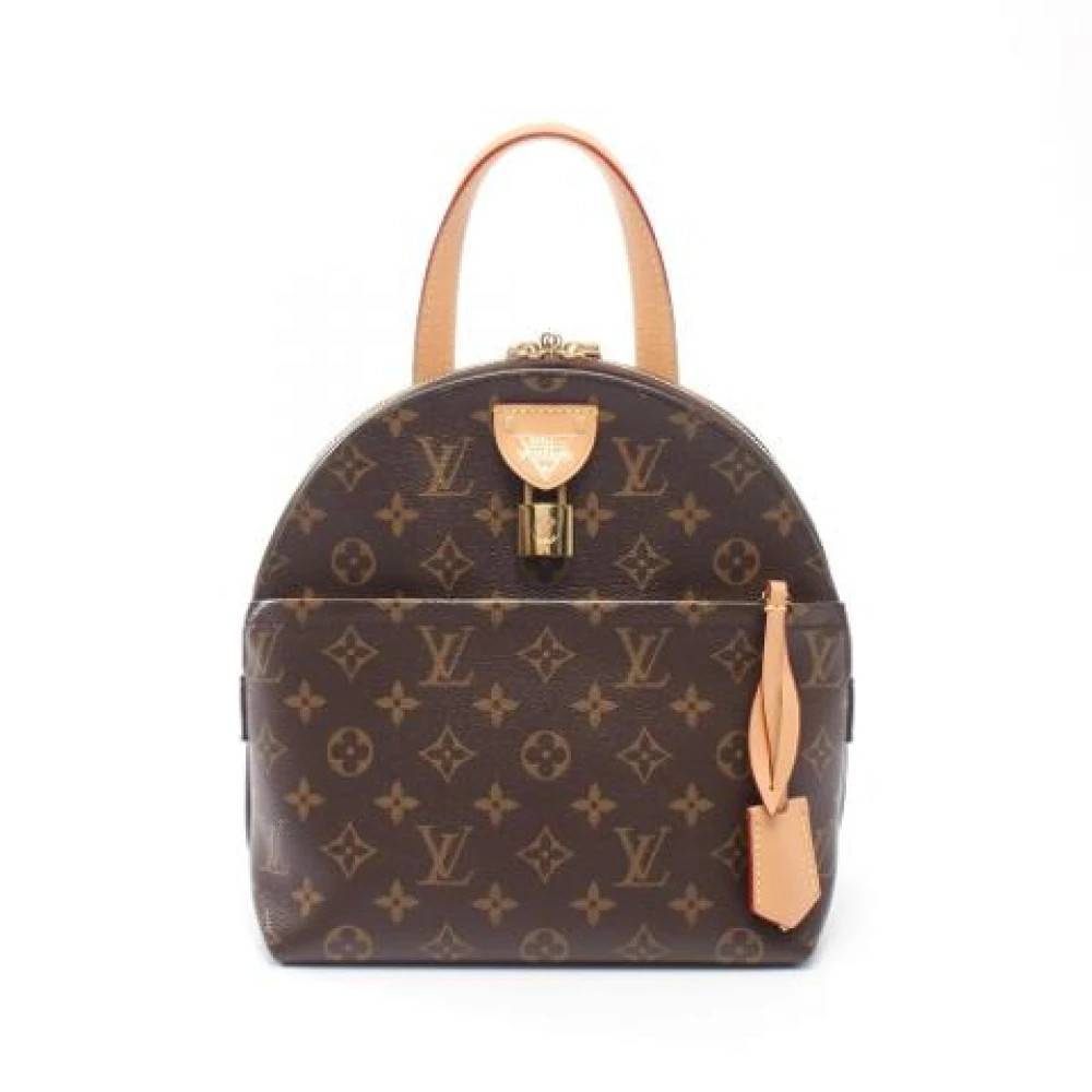 Louis Vuitton Vintage Pre-owned Vintage Canvas Rygsæk - Vintage - Dame - Brun - ONE SIZE - Læder