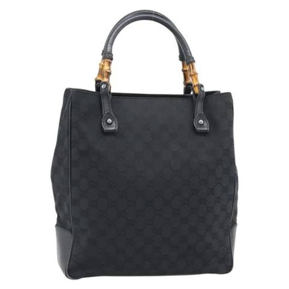 Gucci Vintage Pre-owned Vintage Tote Bag - Vintage - Dame - Sort - ONE SIZE - Læder