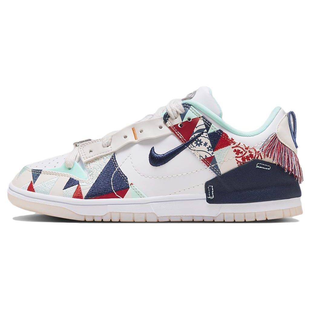 Nike Dunk Low Disrupt 2 Native Patterns Damsne Sneakers Flerfärgade Vita Midnattsblå FN8917-141 35.5
