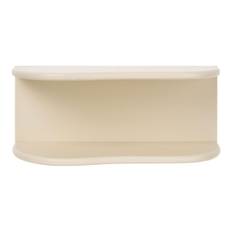 Nia vägghylla 2 hyllor beige.