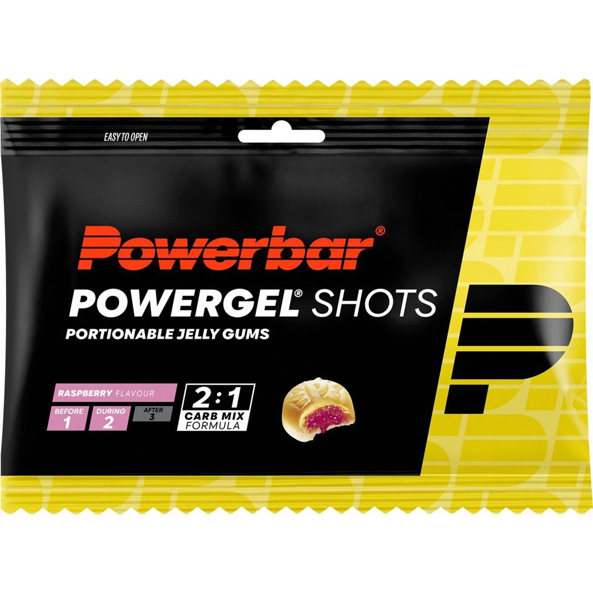Energibar PowerBar PowerGel Shots Rasberry vingummi