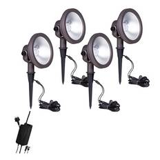 DURACELL startpakke med 4 kraftige floodspot 400 lumen inkl. transformator -
